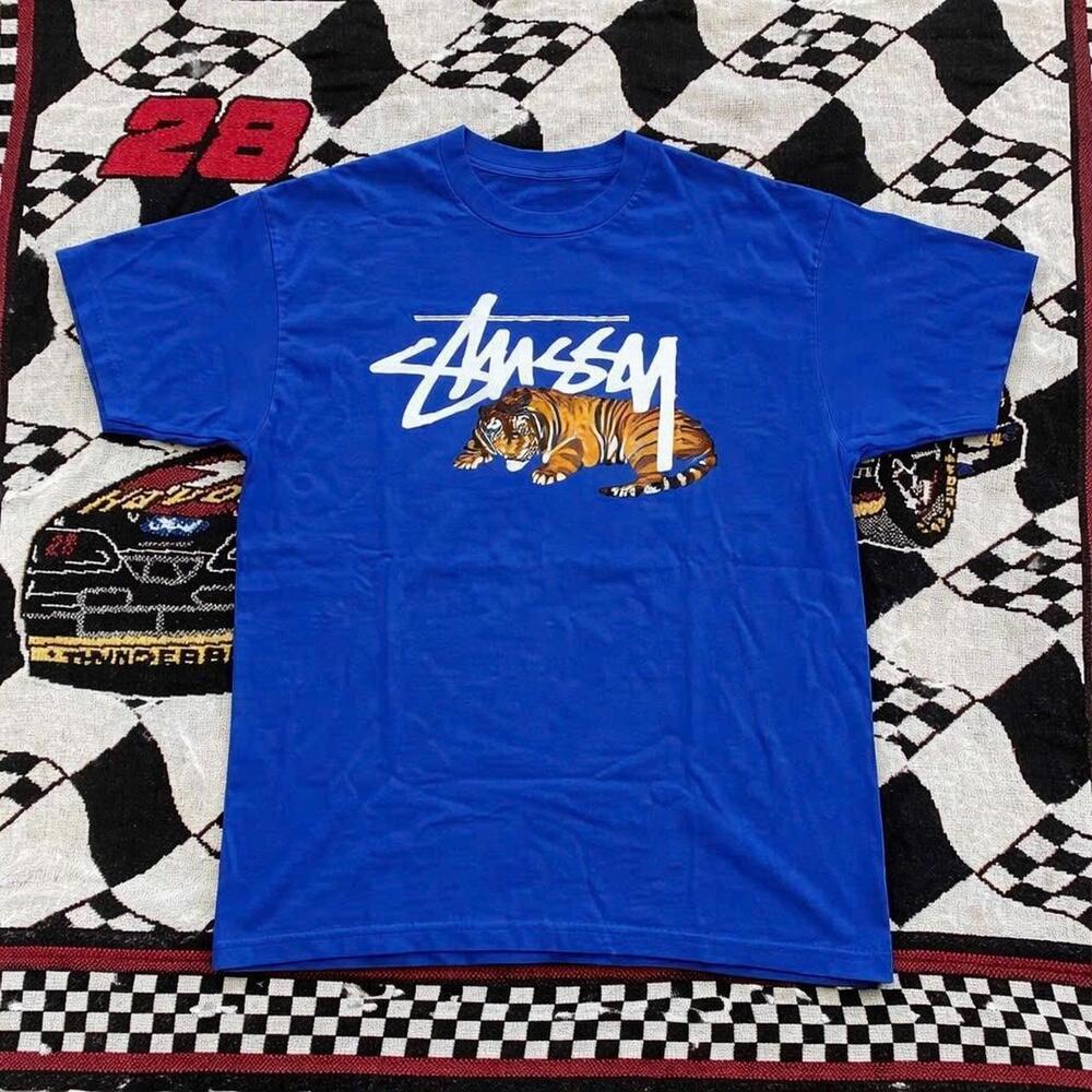 StãSsy Blue Tiger Tee